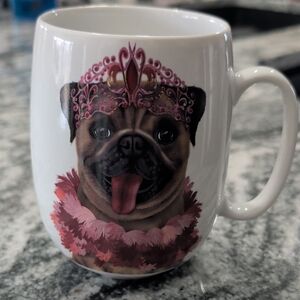 Pug Princess Coffee Mug Puffin shop